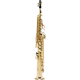 Open Box Allora Paris Series Professional Straight Soprano Saxophone with 2 Necks Level 2 AASS-801 - Lacquer 190839321046