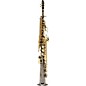 Open Box Allora Paris Series Professional Straight Soprano Saxophone with 2 Necks Level 2 AASS-806 - Black Nickel Body - Brass Lacquer Keys 190839291868 thumbnail