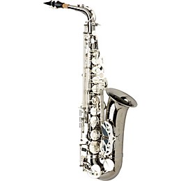 Open Box Allora Paris Series Professional Alto Saxophone Level 2 AAAS-805 - Black Nickel Body - Silver Plated Keys 190839059765
