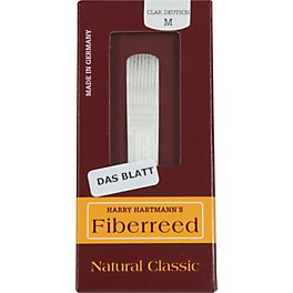 Harry Hartmann Natural Classic Fiberreed German ... Harry Hartmann Natural Classic Fiberreed German Clarinet Reed Medium Soft