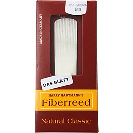 Harry Hartmann Natural Classic Fiberreed Bari... Harry Hartmann Natural Classic Fiberreed Baritone Saxophone Reed Medium Soft