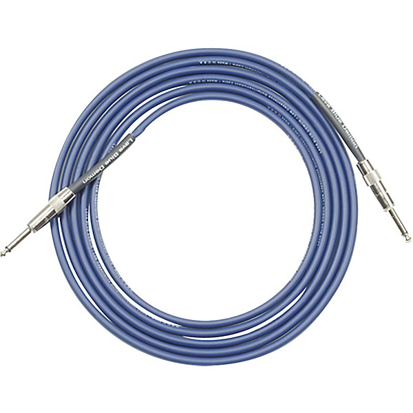 Lava Blue Demon Instrument Cable Straight to Straight Blue 3 ft.