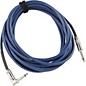 Lava Blue Demon Instrument Cable, Straight to Right Angle Blue 25 ft. thumbnail