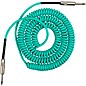 Lava Retro Coil 20 Foot Instrument Cable Straight to Straight Assorted Colors Seam Foam Green thumbnail