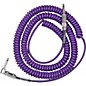 Lava Retro Coil 20-Foot Silent Instrument Cable Straight-Right Angle, Assorted Colors Purple thumbnail