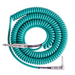 Lava Retro Coil 20-F... Lava Retro Coil 20-Foot Silent Instrument Cable Straight-Right Angle, Assorted Colors Seam Foam Green