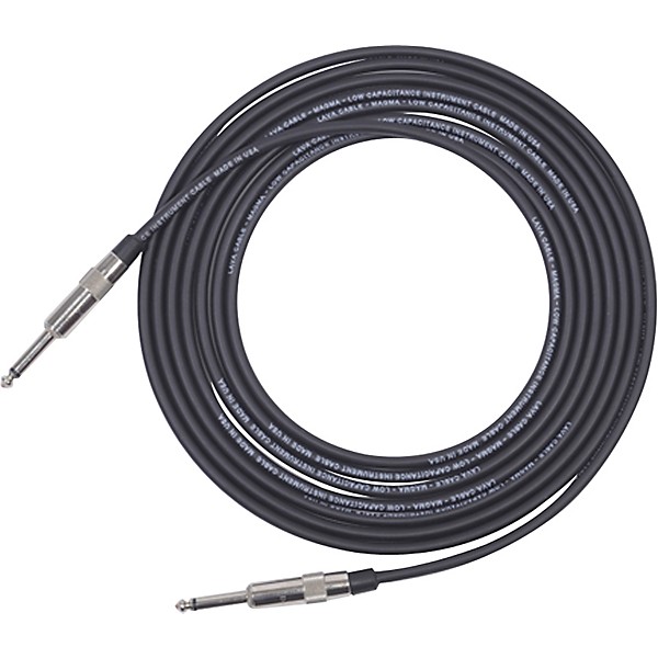 Lava Magma Instrument Cable Straight to Straight Black 25 ft.