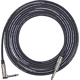 Lava Magma Instrument Cable Straight to Right Angle Black 30 ft.