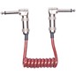 Lava 6" Mini-Coil Right-Angle Patch Cable Metallic Red thumbnail