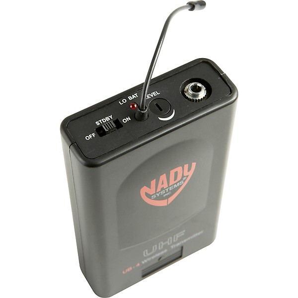 Open Box Nady U-41 Quad Omni Lav Wireless System (14/16/10/12) Level 2 Black 190839042705