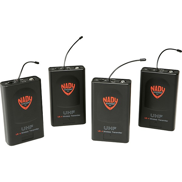 Open Box Nady U-41 Quad HM10 Headset Wireless System (14/16/10/12) Level 2 Beige 190839186355