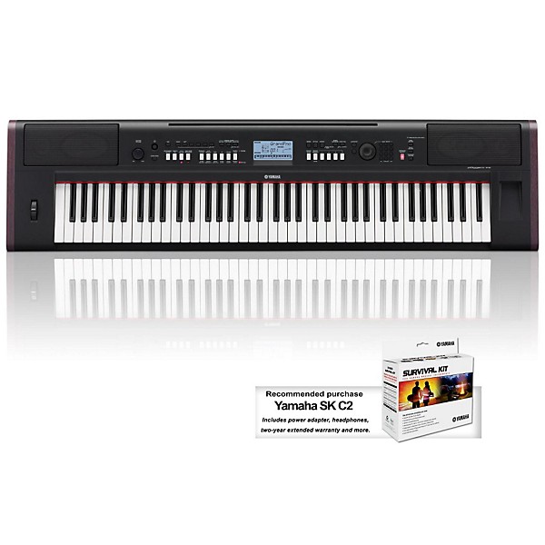 Open Box Yamaha NPv80 76-Key High-Level Piaggero Ultra-Portable Digital Piano Level 1