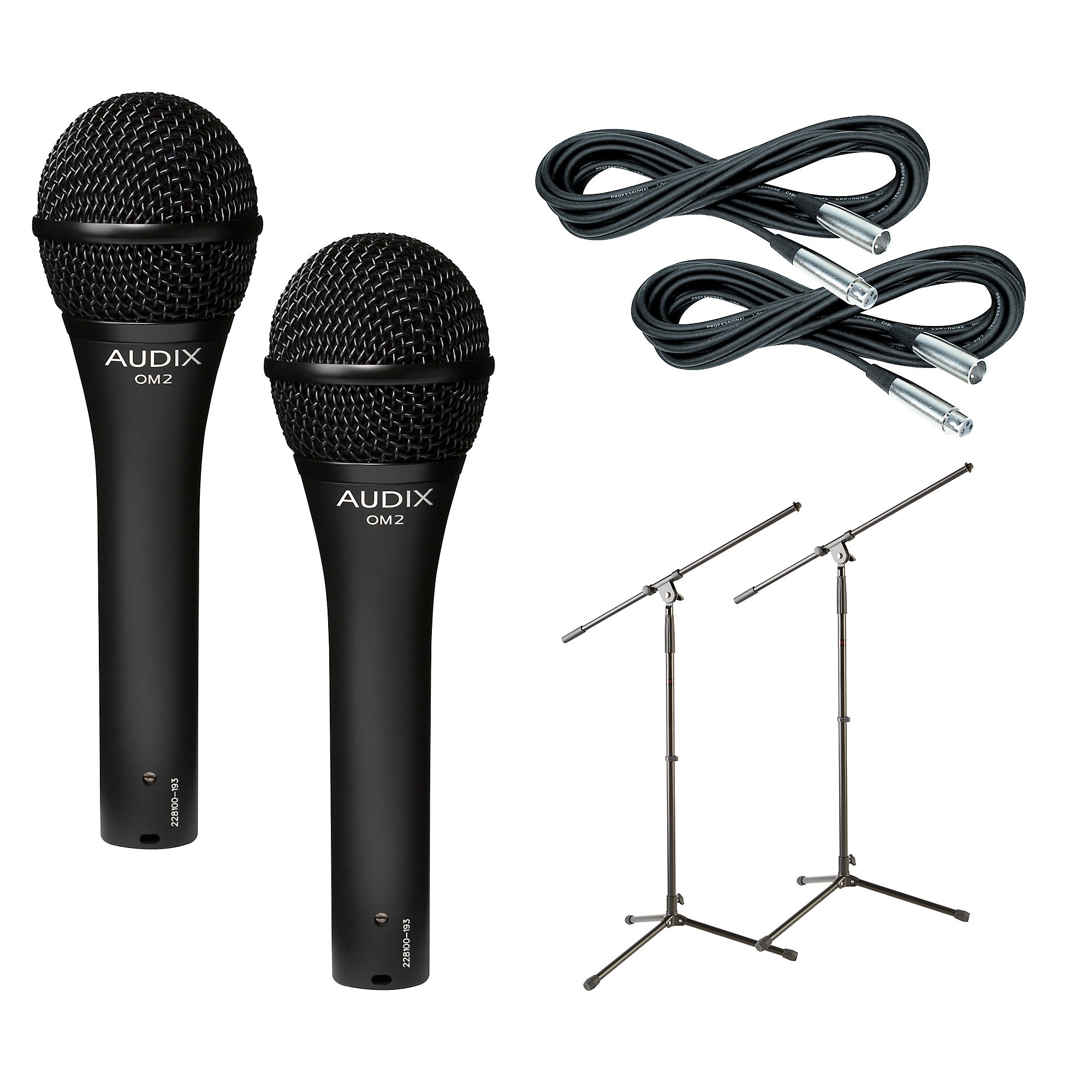 Audix OM-2 Mic with Cable and Stand 2 Pack | Guitar Center