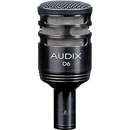Audix D6 Kick Drum Mic with Cable and Stand 2 Pack