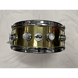 Used DW 5X14 Collector's Series Polished Brass Drum
