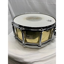 Used Pearl 6.5X14 BRASS SHELL Drum