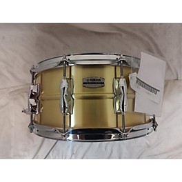 Used Yamaha 6.5X14 Recording Custom Brass Snare Drum Drum