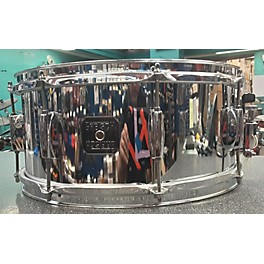 Used Gretsch Drums 6.5X14 Square Badge Steel Snare Drum