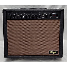 Used Stagg 60 AA R Reverb Acoustic Guitar Combo Amp