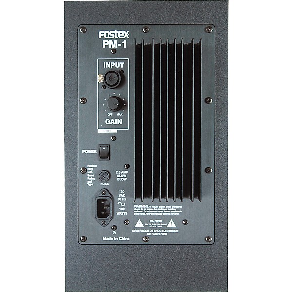 Fostex PM-1 6-1/2" Powered Studio Monitors - Pair