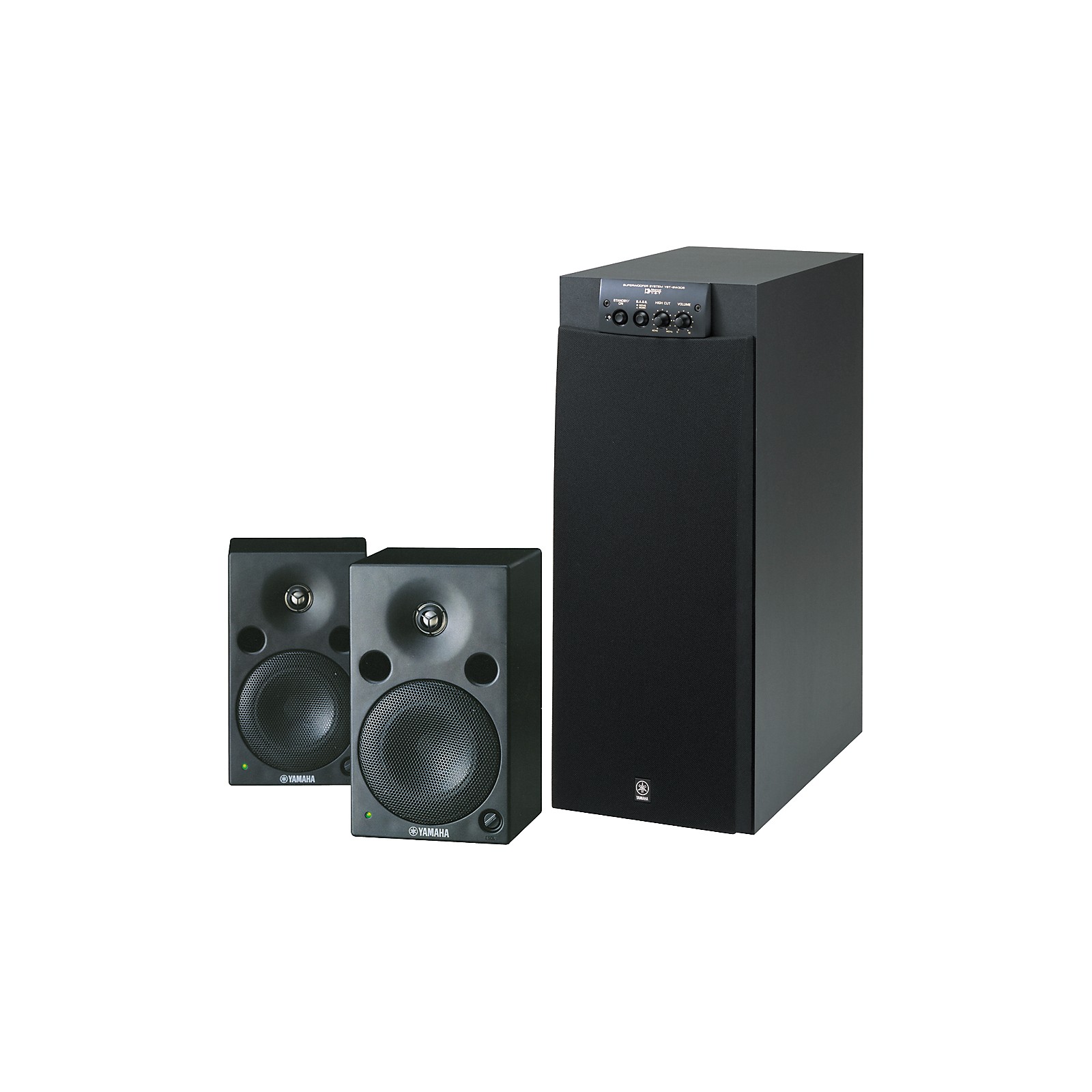 Yamaha MSP5/SW305 Powered Studio Monitors Package | Guitar Center