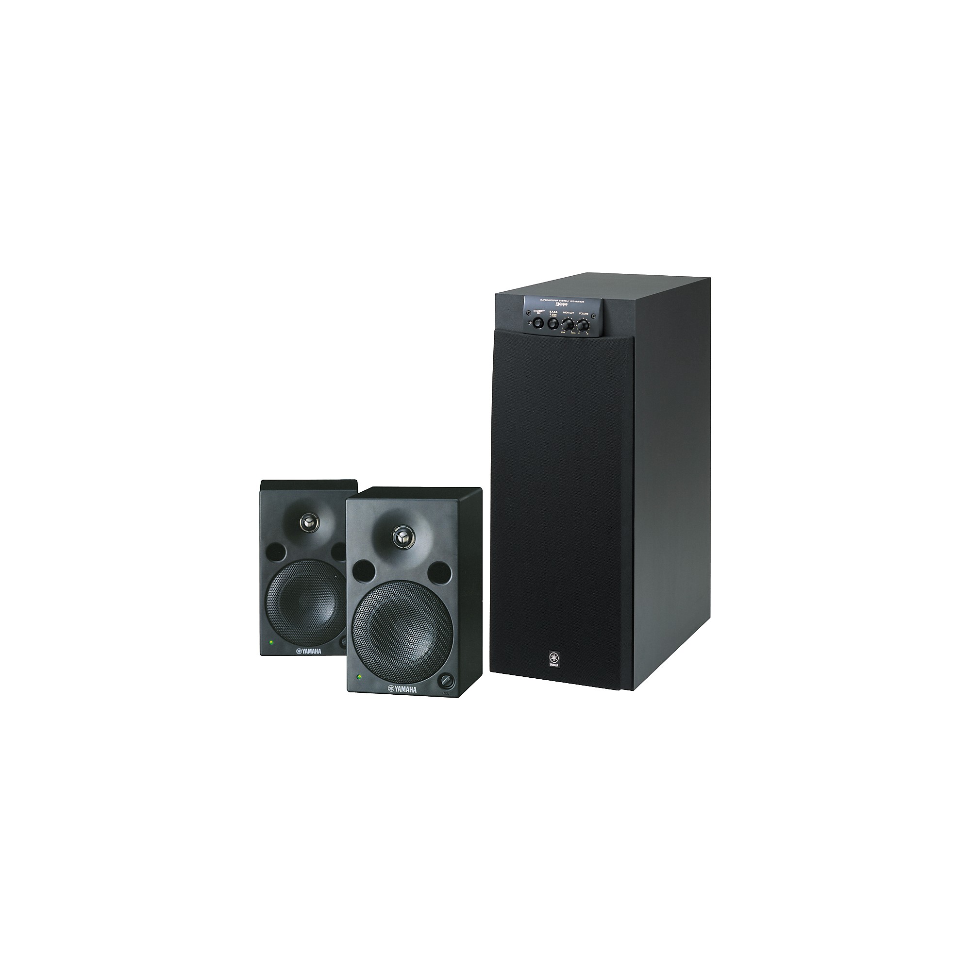 Yamaha MSP5/SW305 Powered Studio Monitors Package | Guitar Center