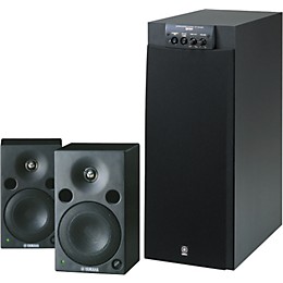 Yamaha MSP5/SW305 Powered Studio Monitors Package | Guitar Center