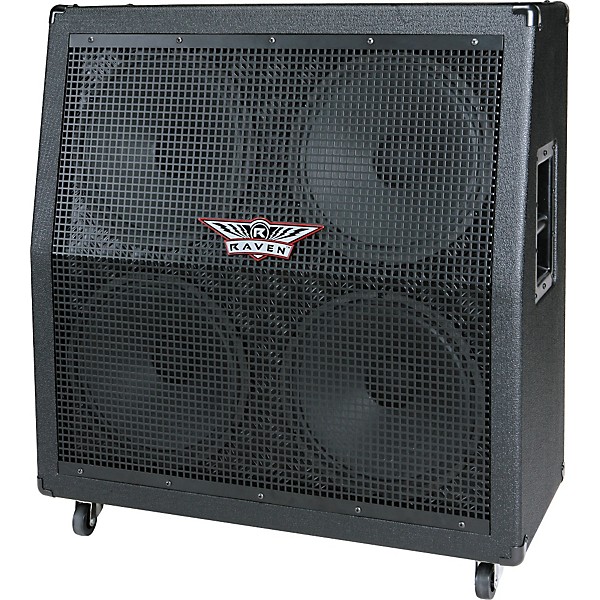 Open Box Raven RG412 4x12 Mono Guitar Speaker Cabinet Level 1 Black