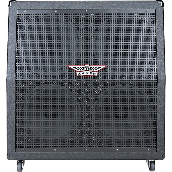 Open Box Raven RG412 4x12 Mono Guitar Speaker Cabinet Level 1 Black