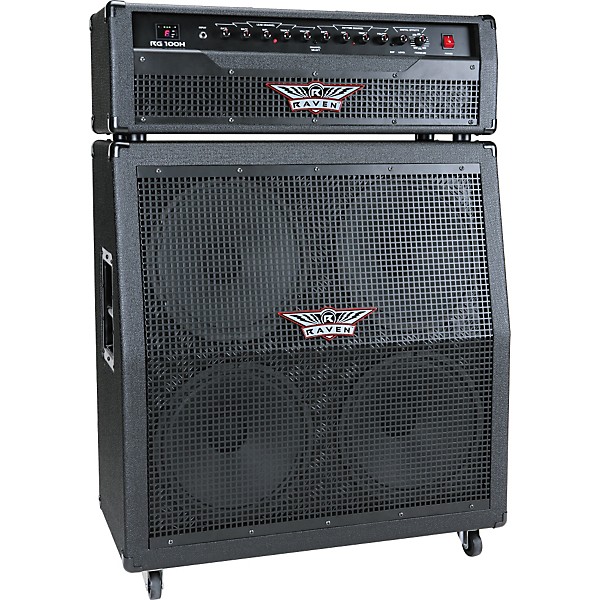 Open Box Raven RG412 4x12 Mono Guitar Speaker Cabinet Level 1 Black