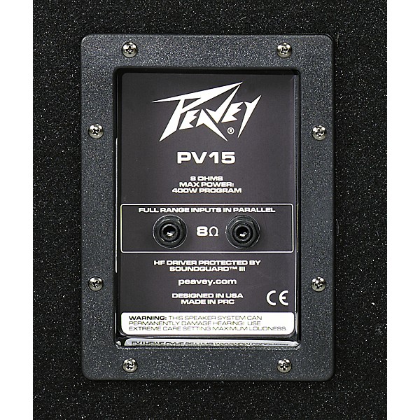Open Box Peavey PV 115 2-Way 15" Speaker Cabinet Level 2  888365964560