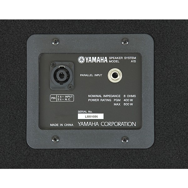 Open Box Yamaha A15 15" 2-Way Loudspeaker Level 2 Regular 190839713544