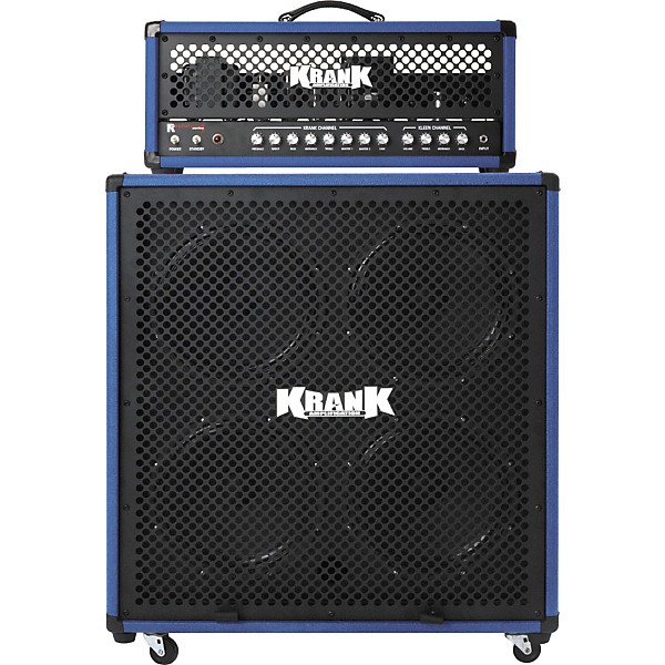 Krank Revolution 4x12 Speaker Cabinet Blue Black Grill | Guitar Center
