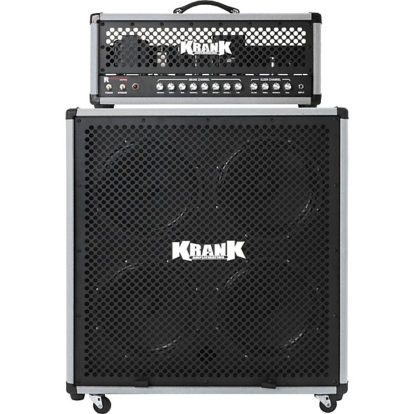 Krank Revolution 4x12 Speaker Cabinet Silver Black Grill