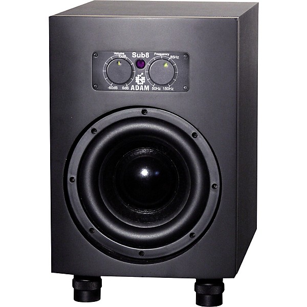 Open Box ADAM Audio Sub8 Powered Studio Subwoofer Level 1 Black