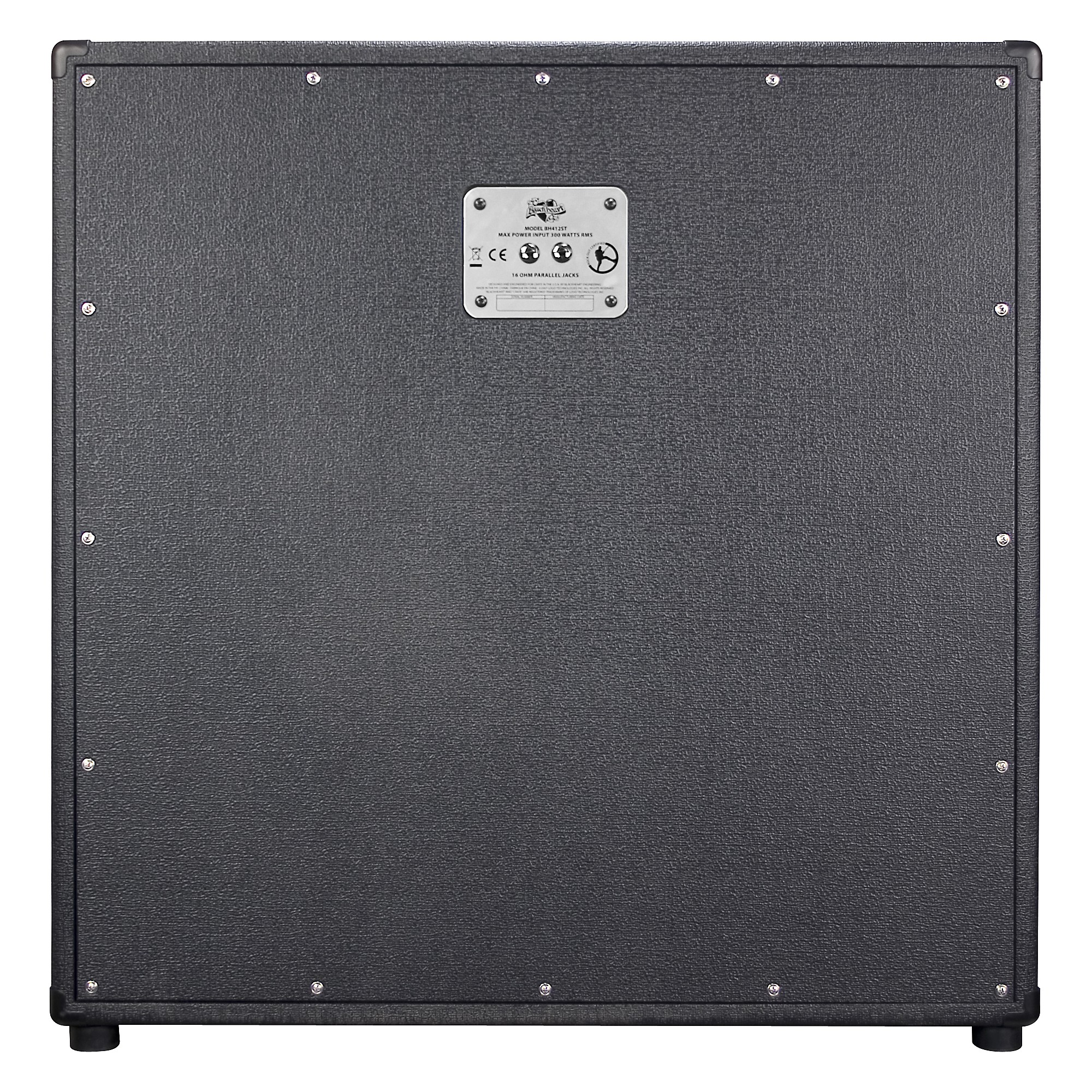 Restock Blackheart BH412 Guitar Extension Cabinet Black Straight