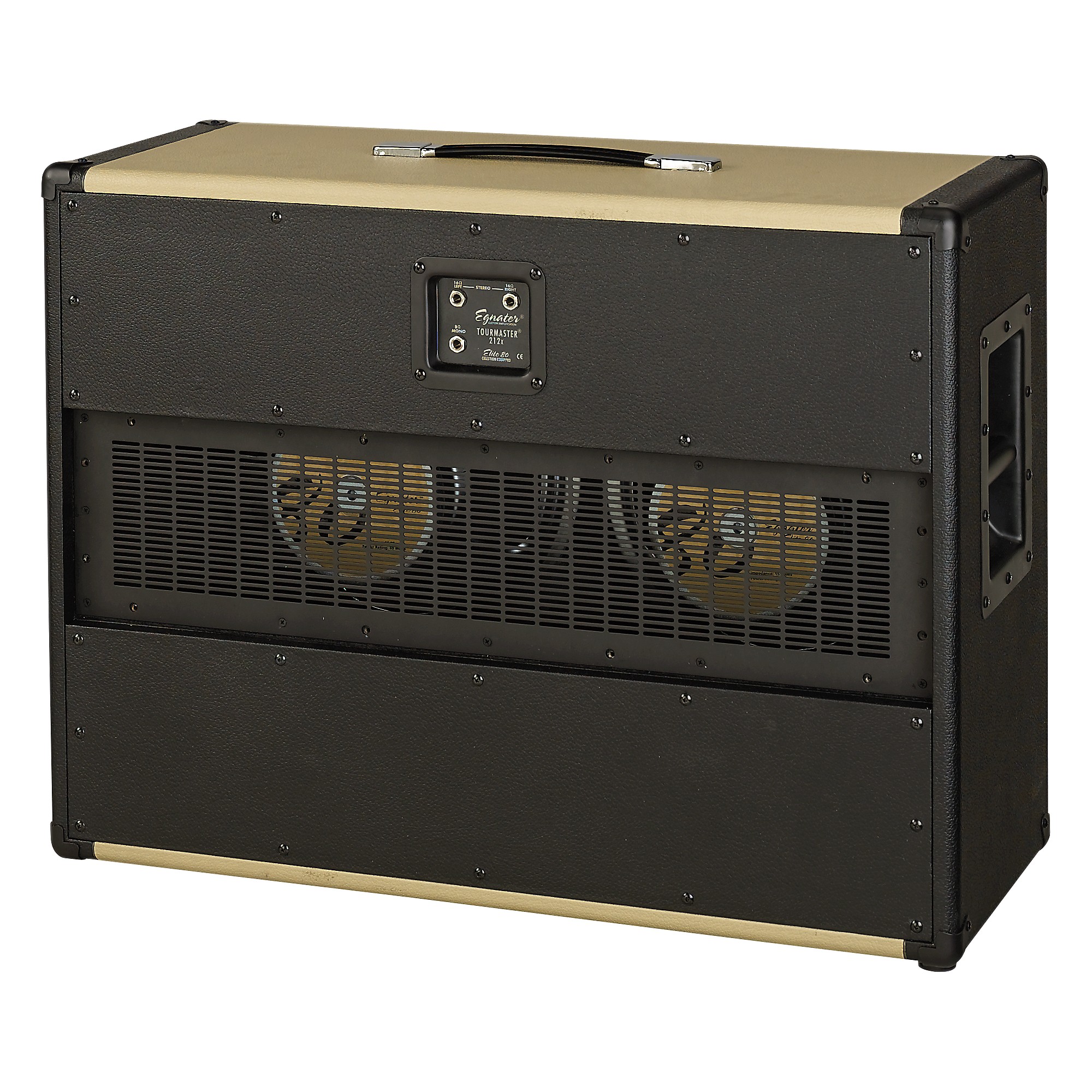 Egnater Tourmaster 212X 2x12 Guitar Extension Cabinet Black and