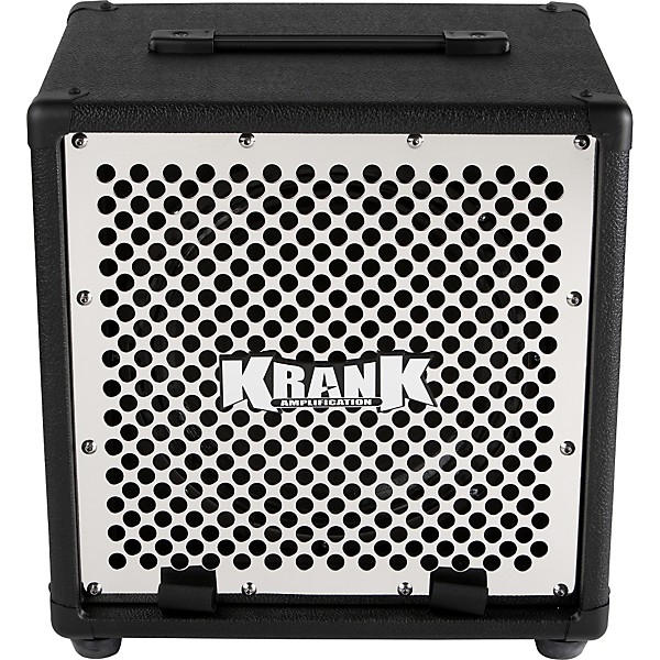 Open Box Krank Rev Jr 1x12 Guitar Extension Cabinet Straight Level 1 Black Chrome Grill