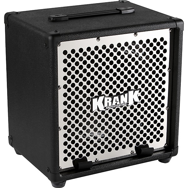 Open Box Krank Rev Jr 1x12 Guitar Extension Cabinet Straight Level 1 Black Chrome Grill