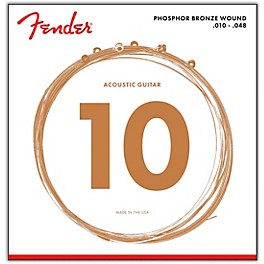 Fender 60XL Phosphor Bronze Acoustic Strings - Extra Light