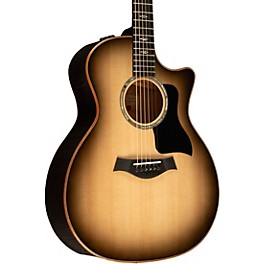 Taylor 614ce Special-Edition Grand Auditorium Acoustic-Electric Guitar Charcoal Edge Burst