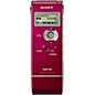 Sony ICD-UX71 Digital Recorder and MP3 Player Red