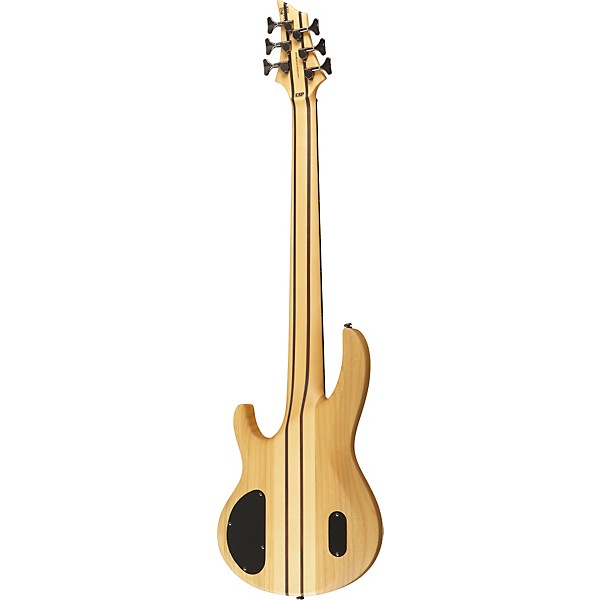 ESP LTD B-416 Spalted Maple 6-String Electric Bass Guitar Satin