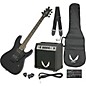 Open Box Dean Vendetta Guitar & Amp Pack Level 2 Metallic Black 888366004128 thumbnail