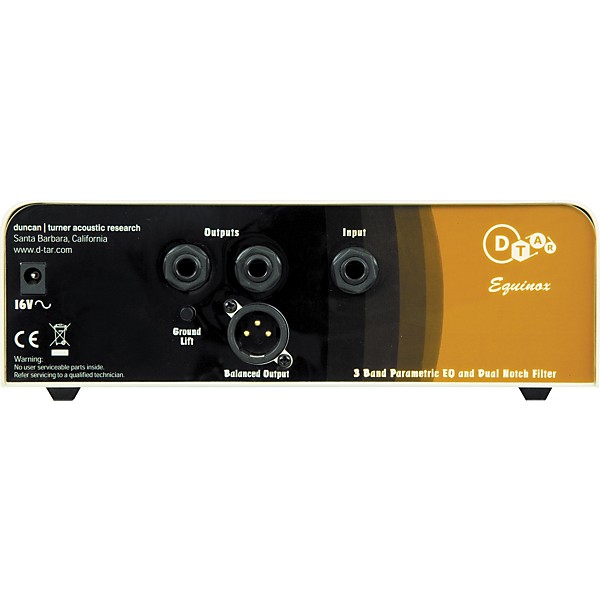 Open Box Dtar Equinox Parametric Equalizer Preamp Level 1