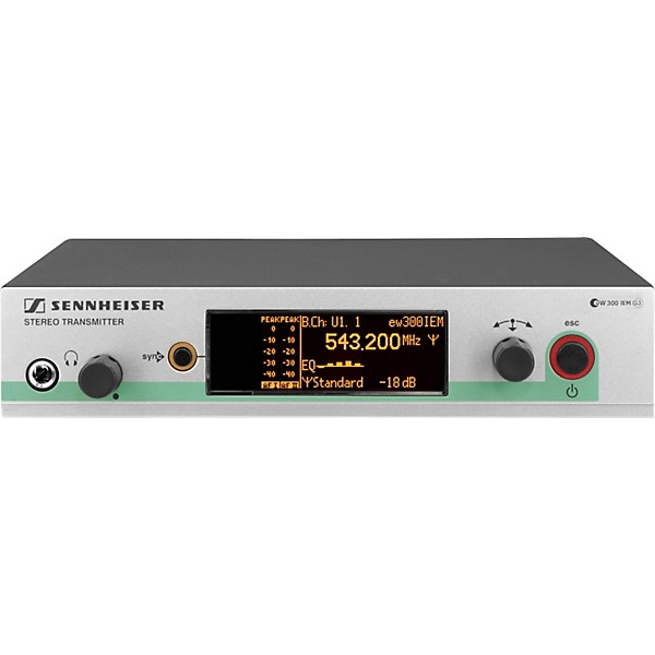 Open Box Sennheiser ew 300 IEM G3 In-Ear Wireless Monitor System Level 1 Band A