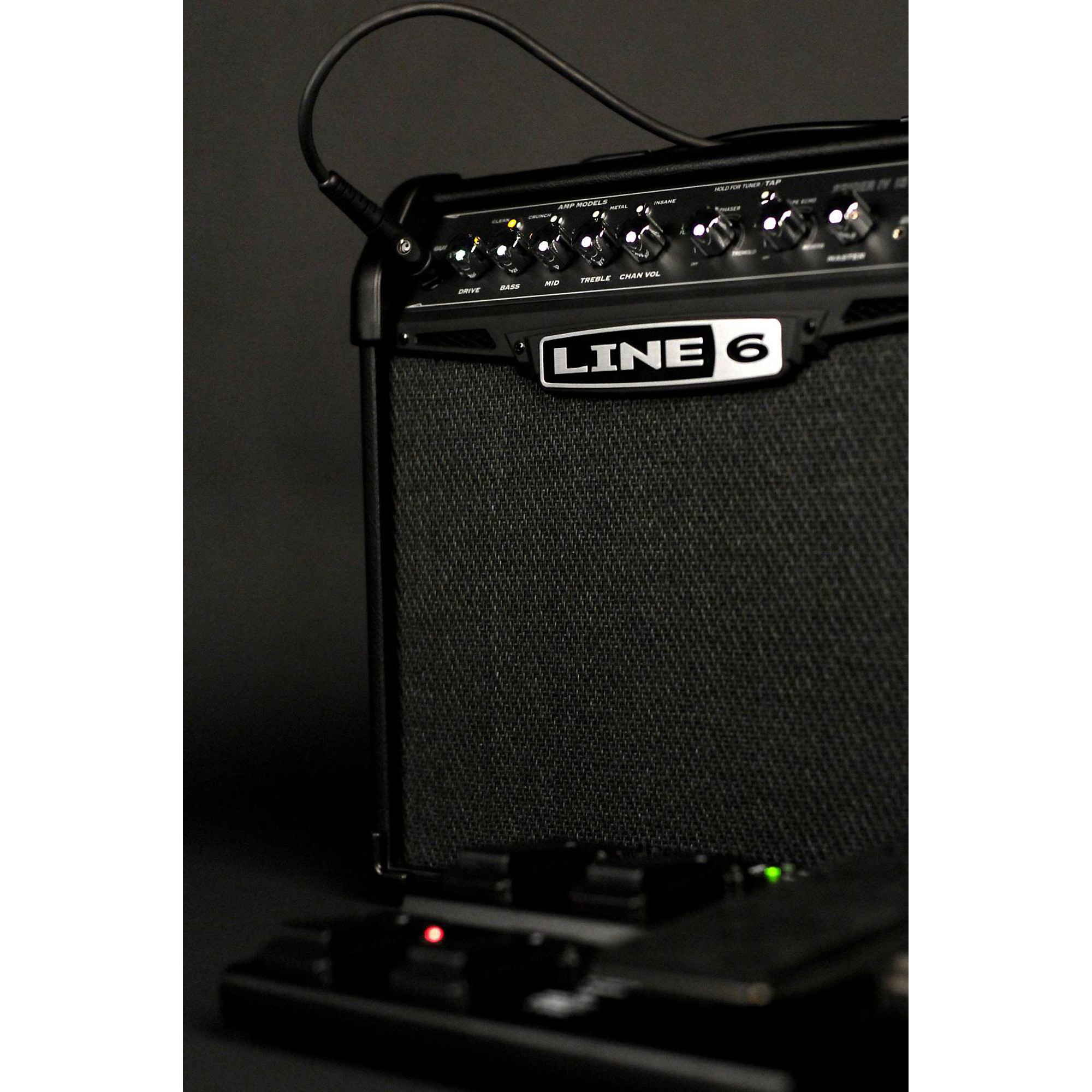 Open Box Line 6 Spider IV 15 15W 1x8 Guitar Combo Amp Black