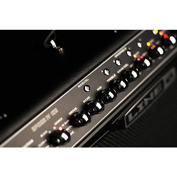 Line 6 Spider IV 120 120W 2x10 Guitar Combo Amp Black
