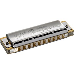 Hohner 150th Anniversary Jubilee Harmonica - Stainless Steel