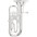 Besson BE165 Prodige Series 4-Valve Euphonium Silver Besson BE165 Prodige Series 4-Valve Euphonium Silver